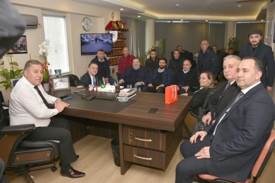 Işıklar’ın Esnaf Odası ziyareti