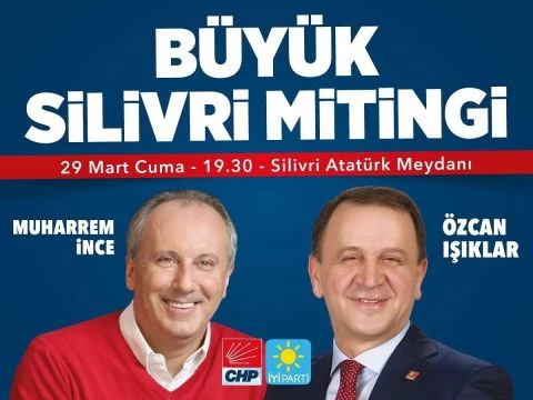 Işıklar’ın Silivri Büyük Mitingi 29 Mart’ta