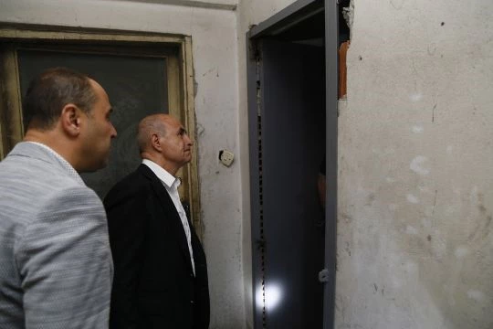 Başkan Akgün, hasar incelemelerinde bulundu