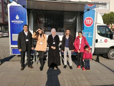 İBB’den 153 Mobil İletişim Noktası