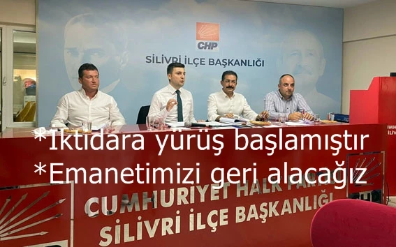 *İktidara yürüş başlamıştır *Emanetimizi geri alacağız