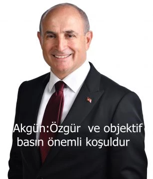 Akgün:özgür ve objektif basın önemli koşuldur