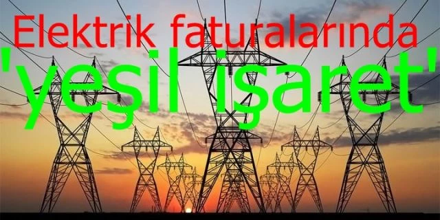 Elektrik faturalarına 