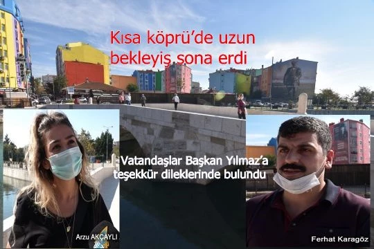 Kısa köprü’de uzun bekleyiş sona erdi