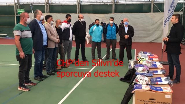CHP’den Silivri’de sporcuya destek