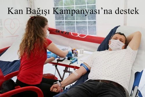 Kan Bağışı Kampanyası’na destek