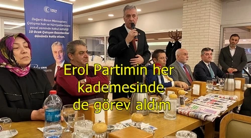 Erol: Birileri bir biliyorum diyorsa ben iki biliyorum