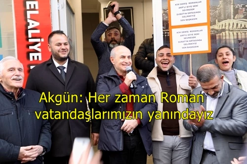 Akgün:Size ev tapularınızı vermek bize nasip oldu